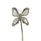 Jeweled Butterly Stem - Final sale / Non-returnable and Non-refundable